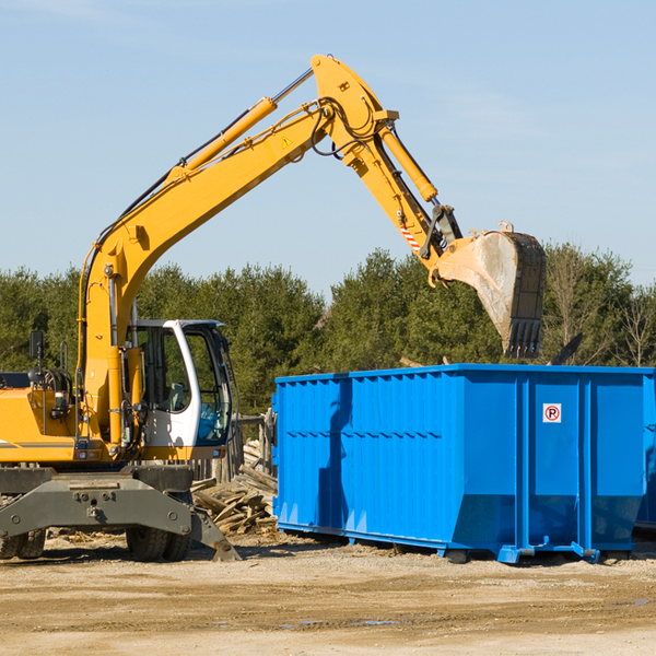 can i choose the location where the residential dumpster will be placed in Spanish Valley